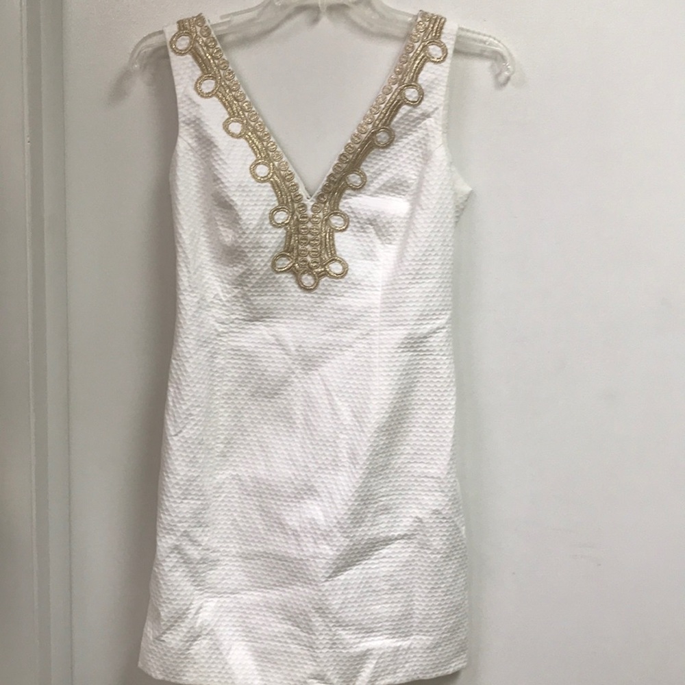 Lilly Pulitzer White Shift Dress